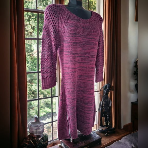 Maurices Sweater Dress with Zipper Detailing - Picture 3 of 11